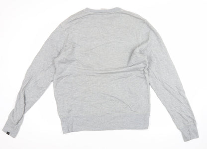 Mens UK Size L Nike Grey Pullover Sweatshirt
