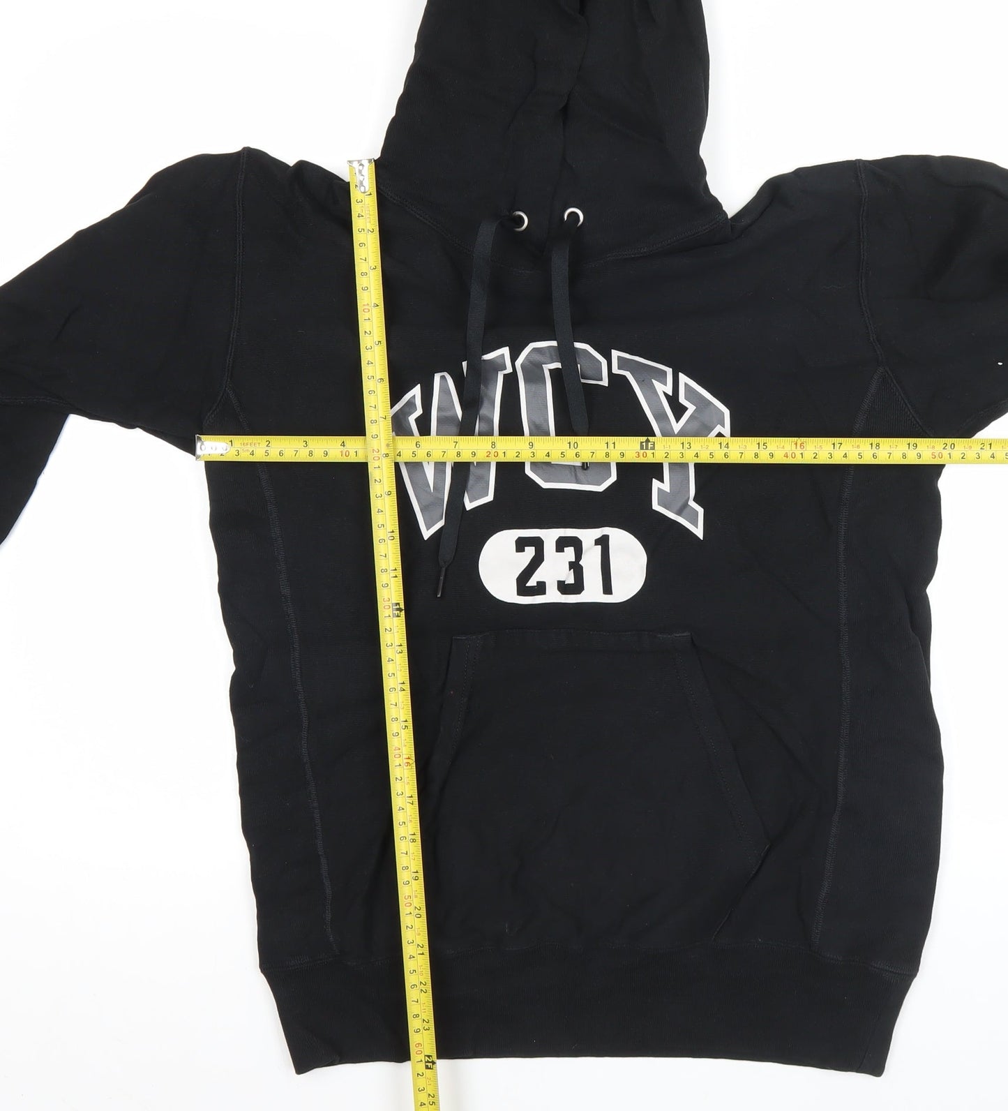 Mens UK Size M Champion Black Pullover Hoodie