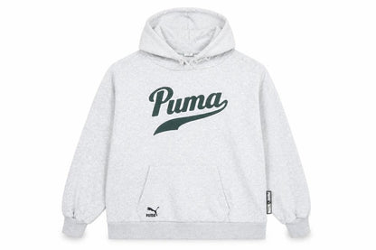 Mens UK Size M PUMA Grey Pullover Hoodie