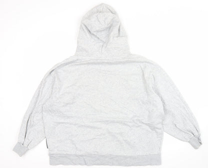 Mens UK Size M PUMA Grey Pullover Hoodie