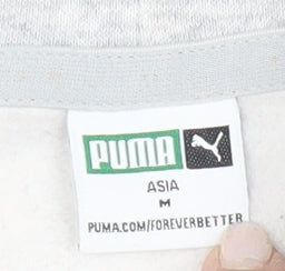 Mens UK Size M PUMA Grey Pullover Hoodie