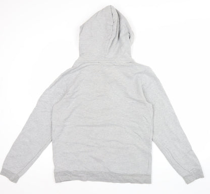 Mens UK Size S PUMA Grey Pullover Hoodie