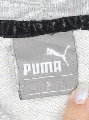 Mens UK Size S PUMA Grey Pullover Hoodie