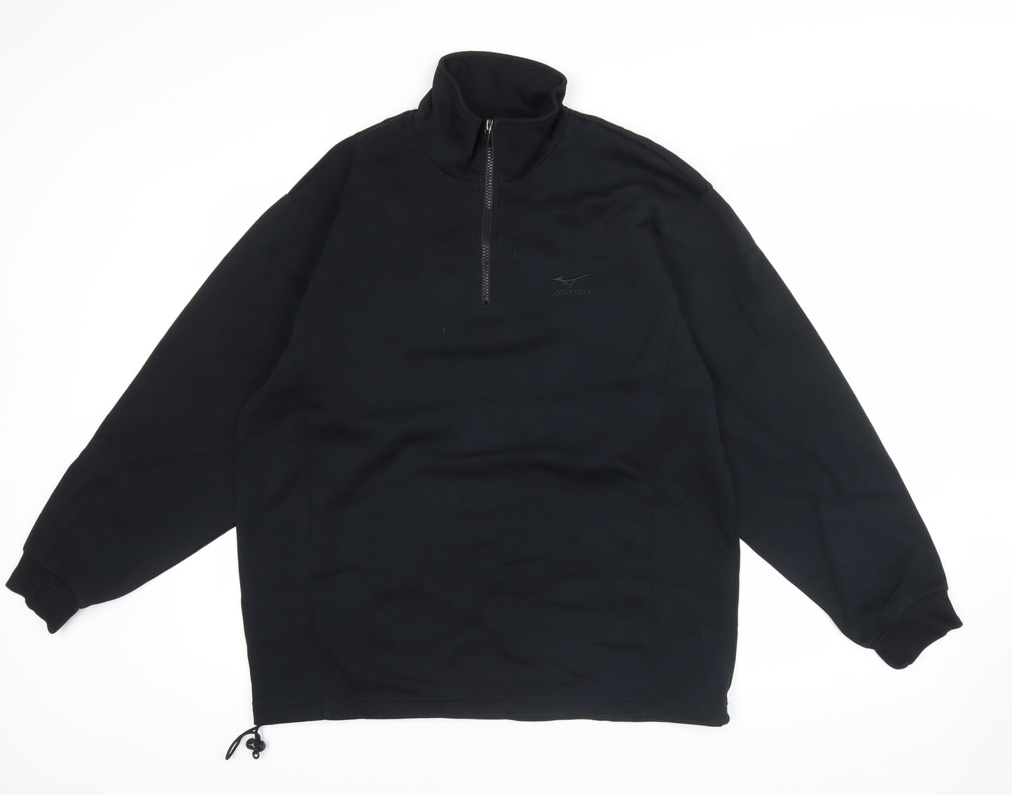 Mens UK Size S Mizuno Black Full Zip Sweatshirt