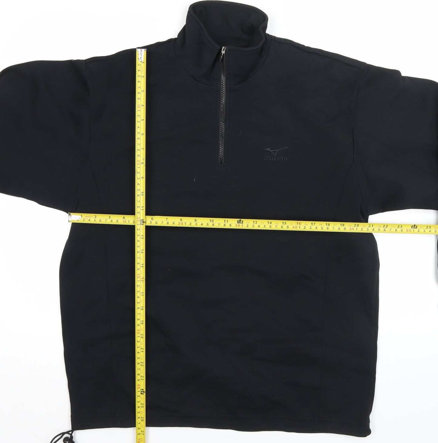 Mens UK Size S Mizuno Black Full Zip Sweatshirt
