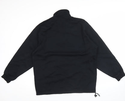 Mens UK Size S Mizuno Black Full Zip Sweatshirt