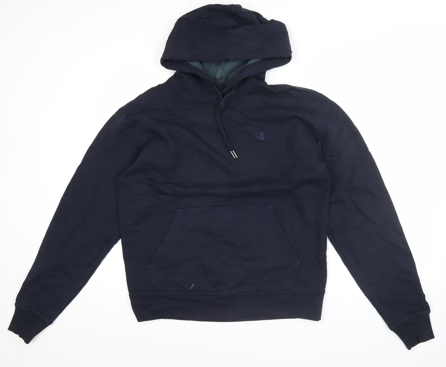 Mens UK Size M Champion Blue Pullover Hoodie