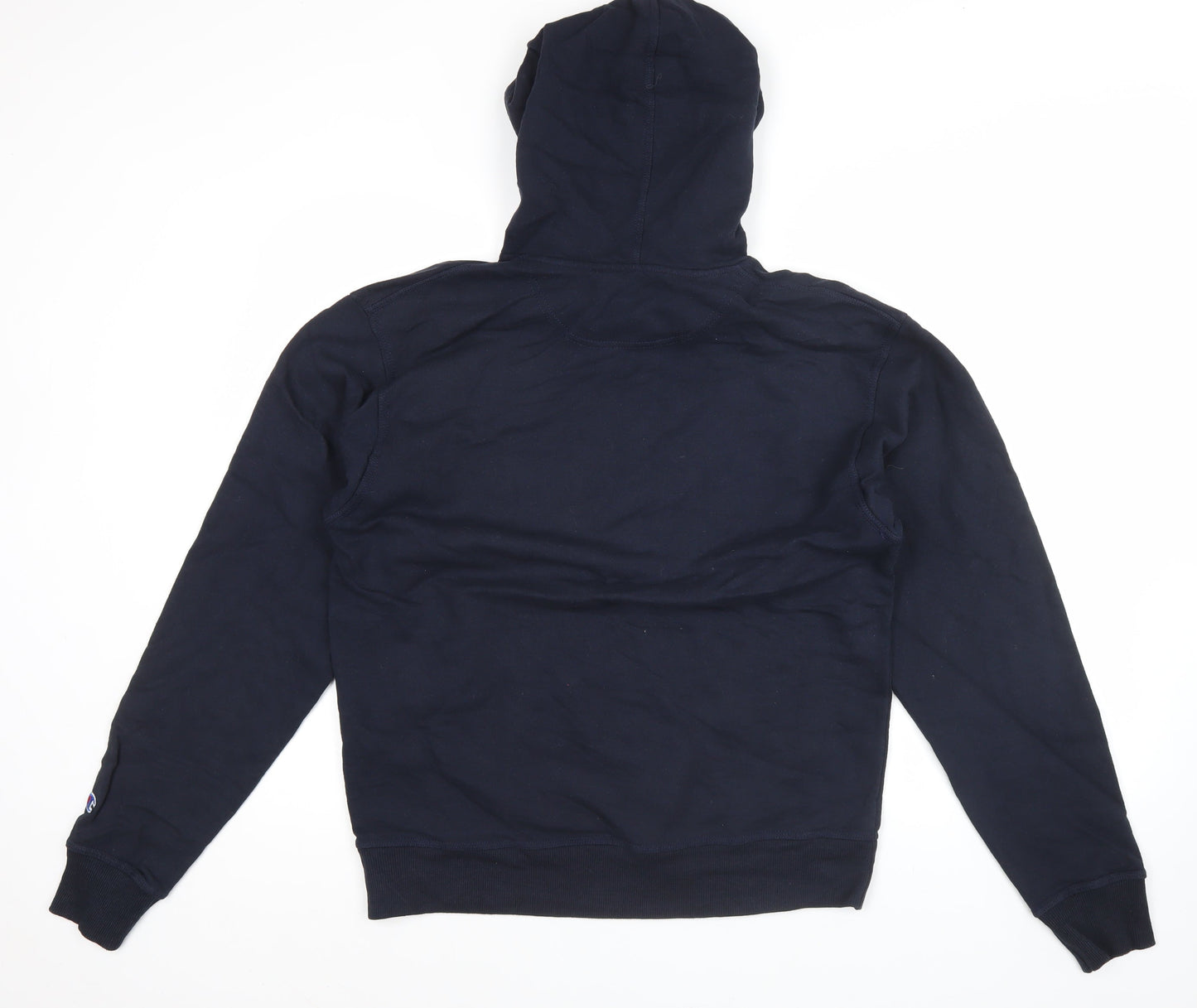 Mens UK Size M Champion Blue Pullover Hoodie