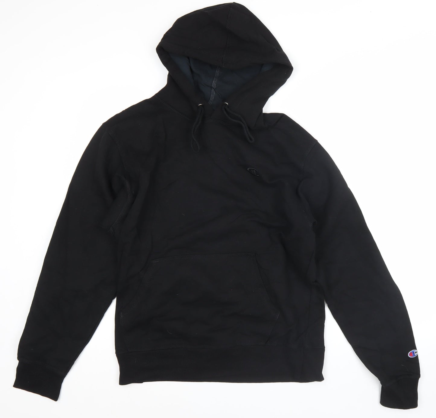 Mens UK Size M Champion Black Pullover Hoodie