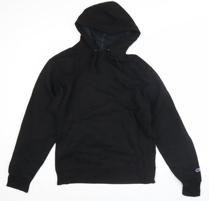 Mens UK Size M Champion Black Pullover Hoodie