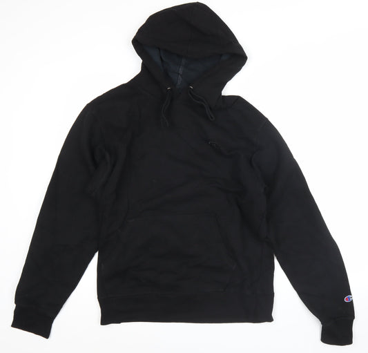 Mens UK Size M Champion Black Pullover Hoodie
