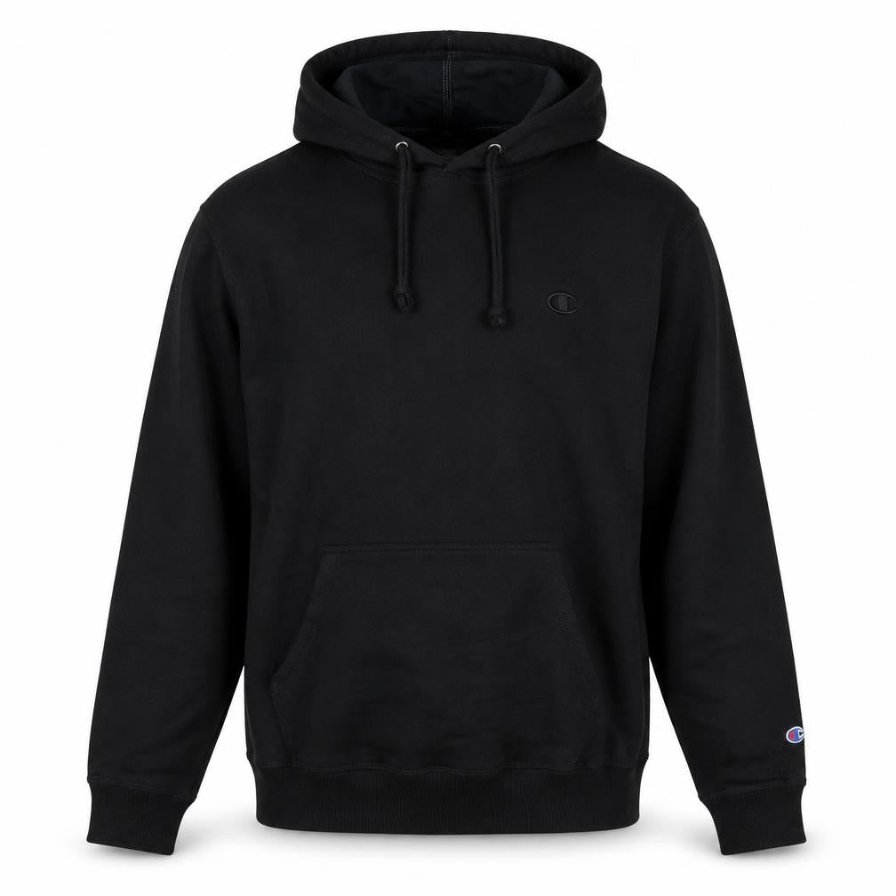 Mens UK Size M Champion Black Pullover Hoodie