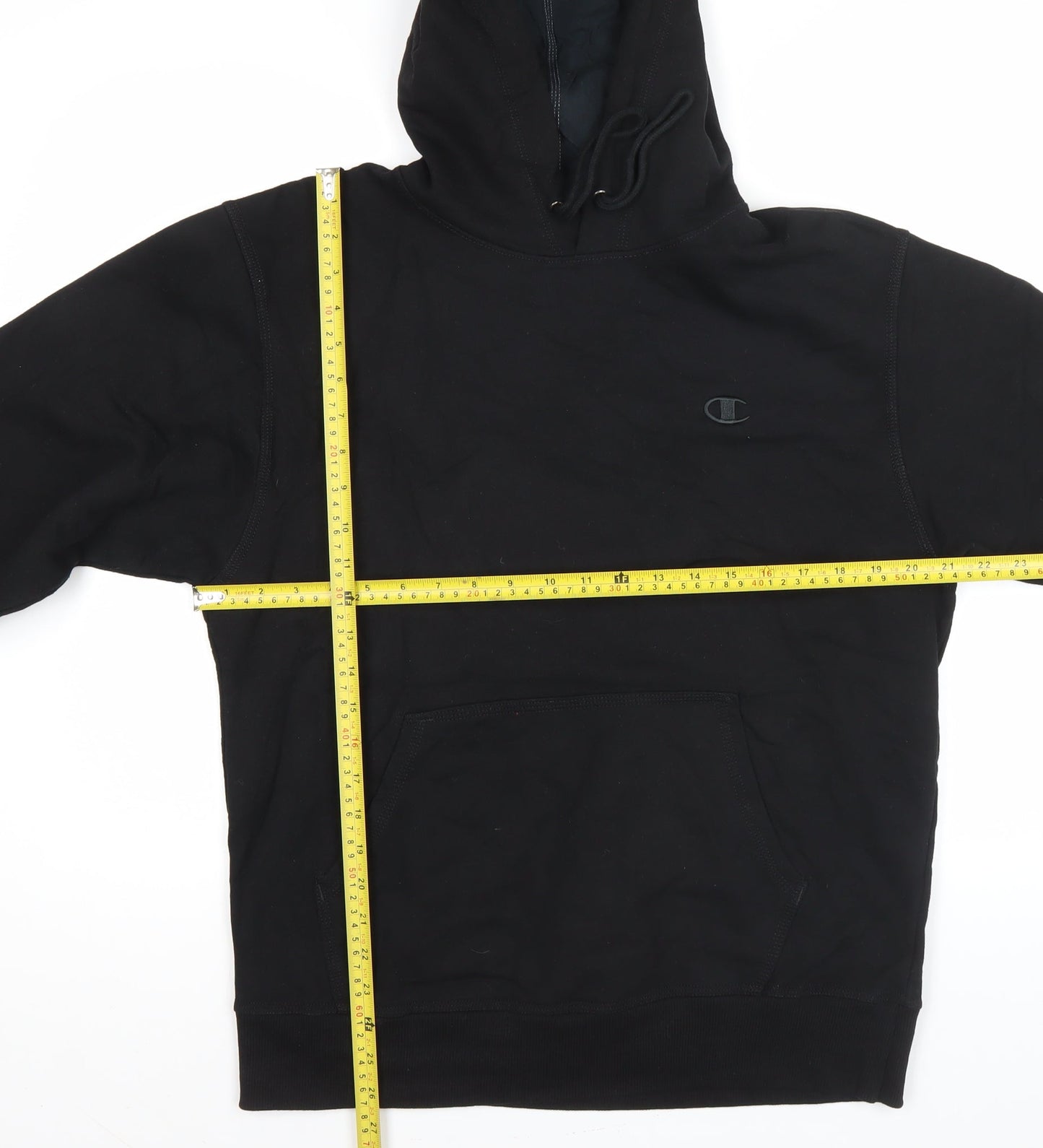 Mens UK Size M Champion Black Pullover Hoodie