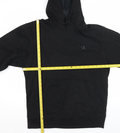 Mens UK Size M Champion Black Pullover Hoodie
