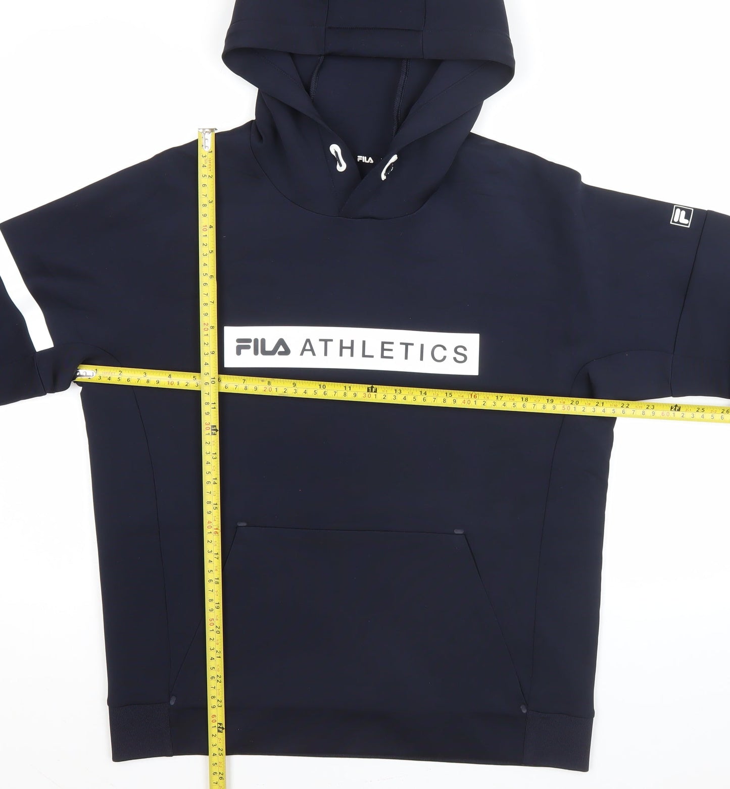 Mens UK Size M FILA Blue Pullover Hoodie