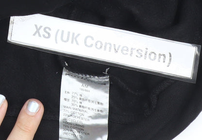 Adidas Men's Black XS Pullover Hoodie Logo Sports Fleece