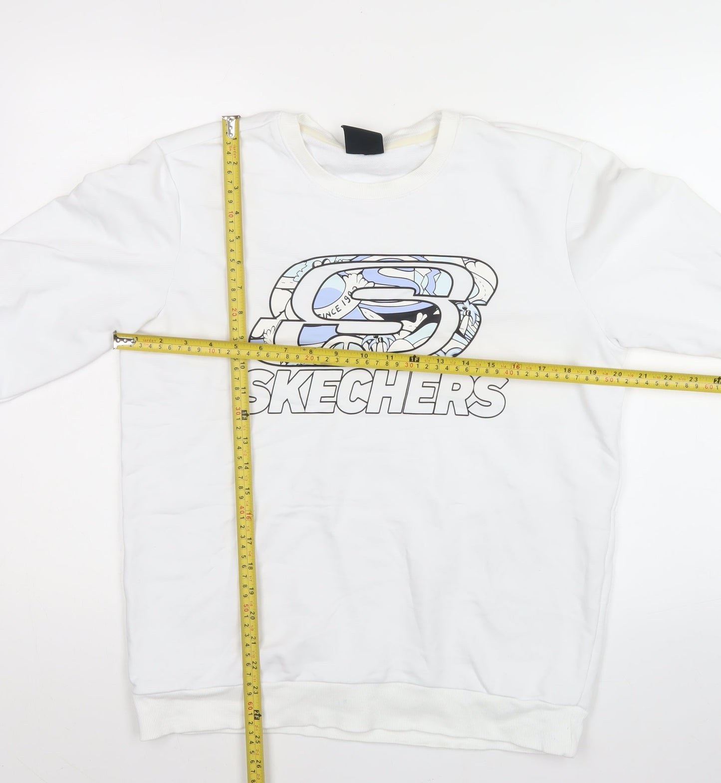 Mens UK Size XS Skechers White Pullover Sweatshirt