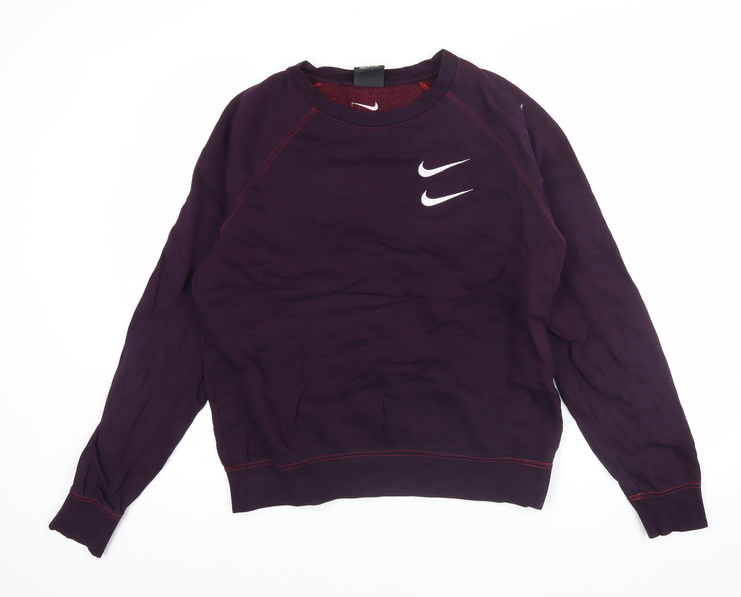 Mens UK Size M Nike Purple Pullover Sweatshirt