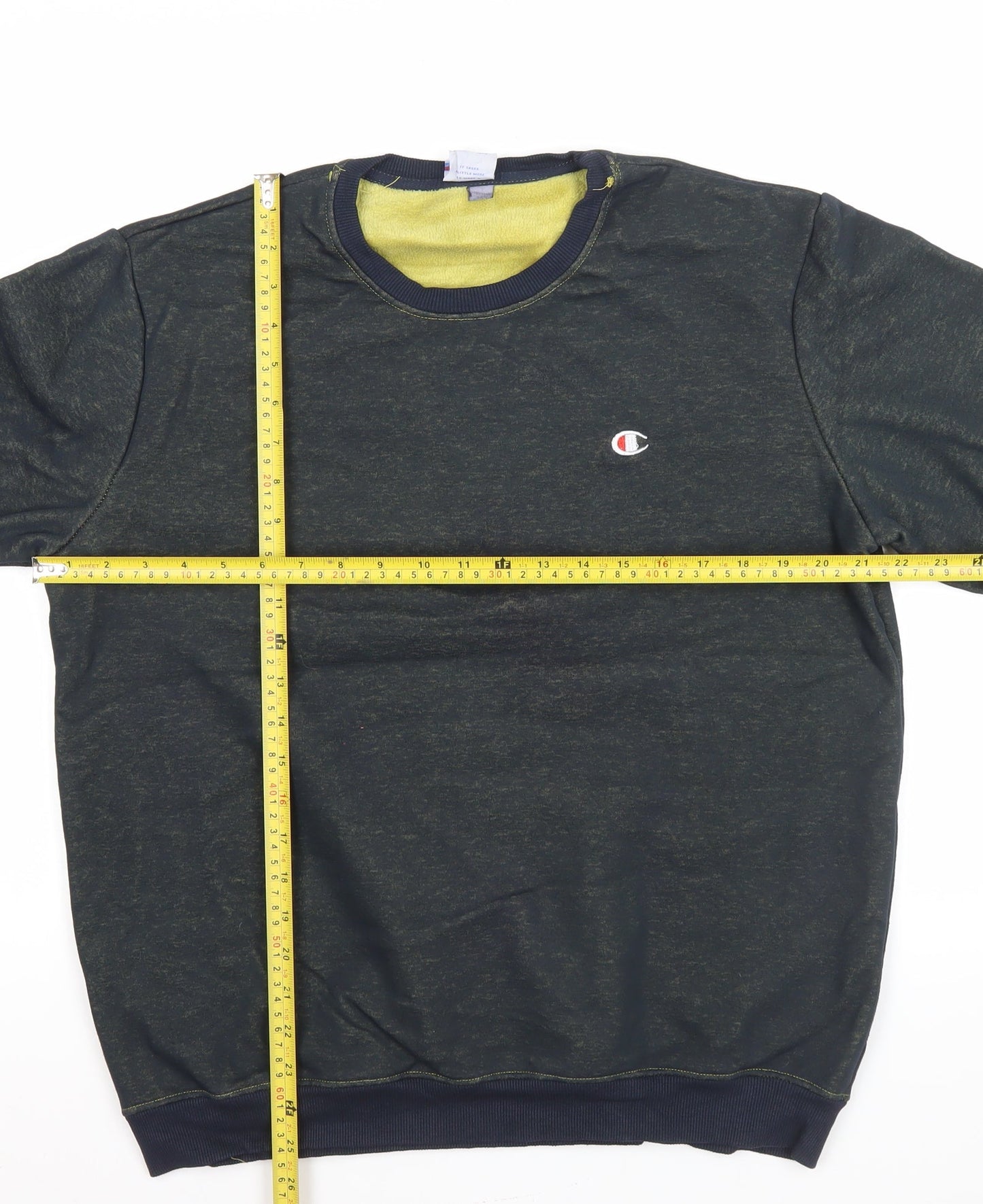 Mens UK Size XL Champion Black Pullover Sweatshirt