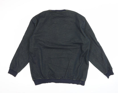 Mens UK Size XL Champion Black Pullover Sweatshirt