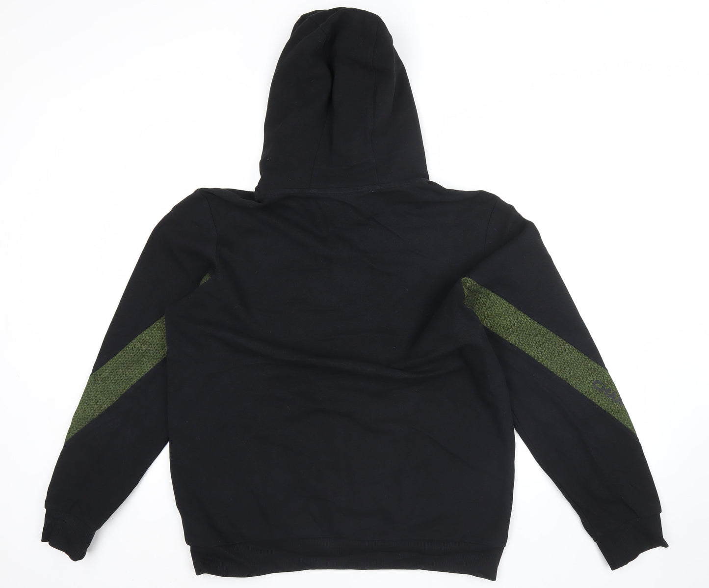 Mens UK Size M FILA Black 1/2 Zip Hoodie
