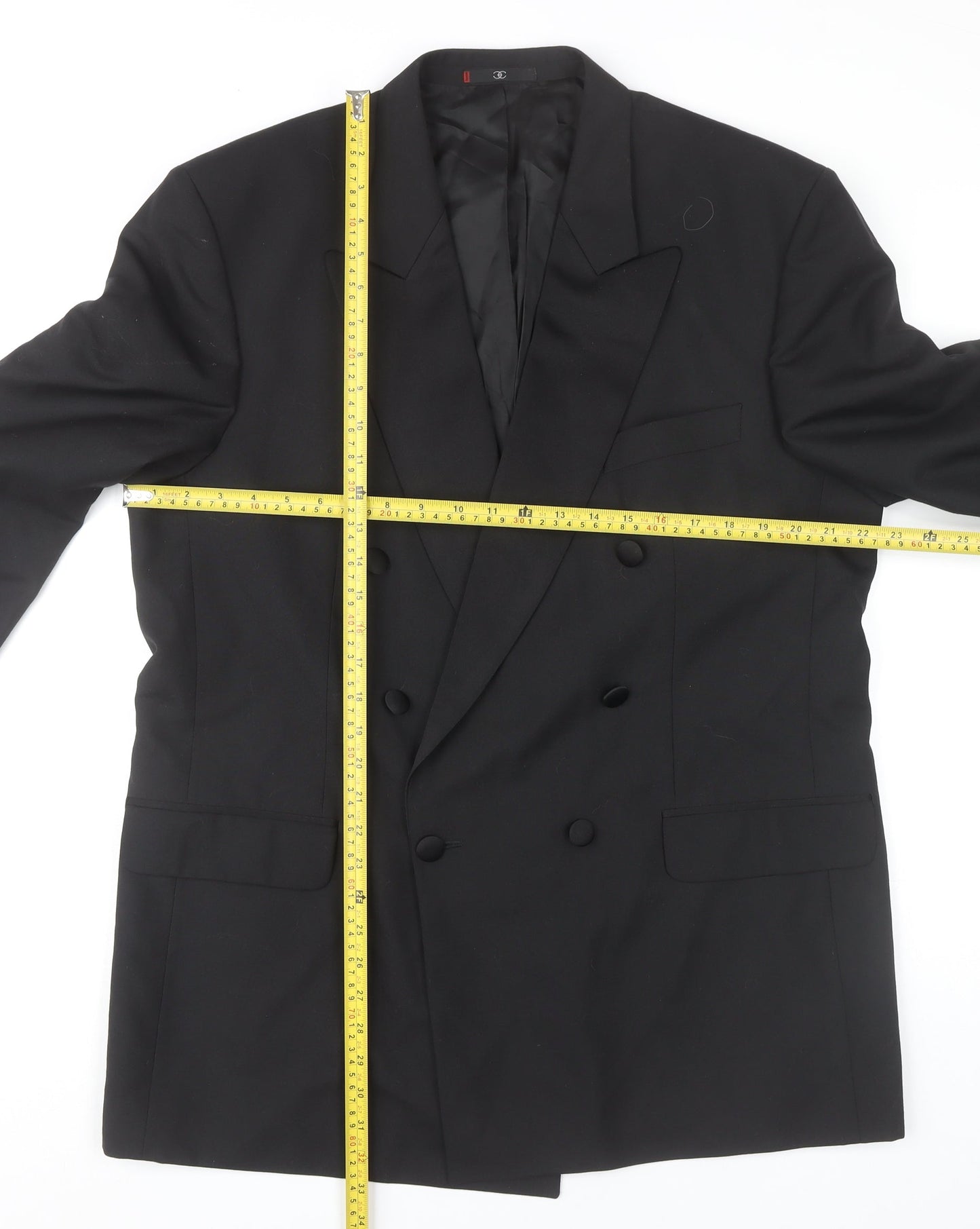 Mens UK Size 44 Ciro Citterio Regular Black Suit Jacket