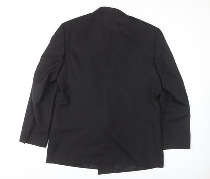 Mens UK Size 44 Ciro Citterio Regular Black Suit Jacket
