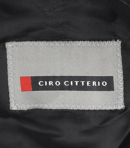 Mens UK Size 44 Ciro Citterio Regular Black Suit Jacket