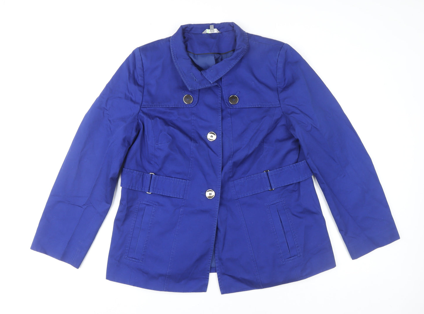 Womens UK Size 16 Marks and Spencer Blue Basic Jacket