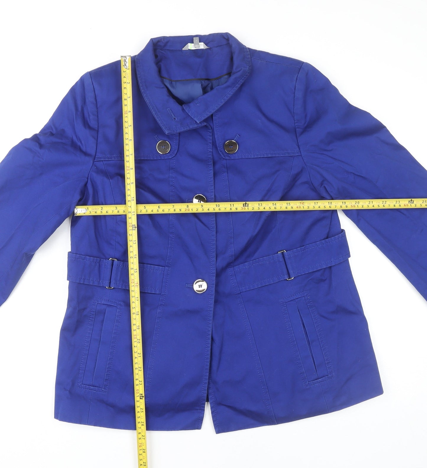 Womens UK Size 16 Marks and Spencer Blue Basic Jacket