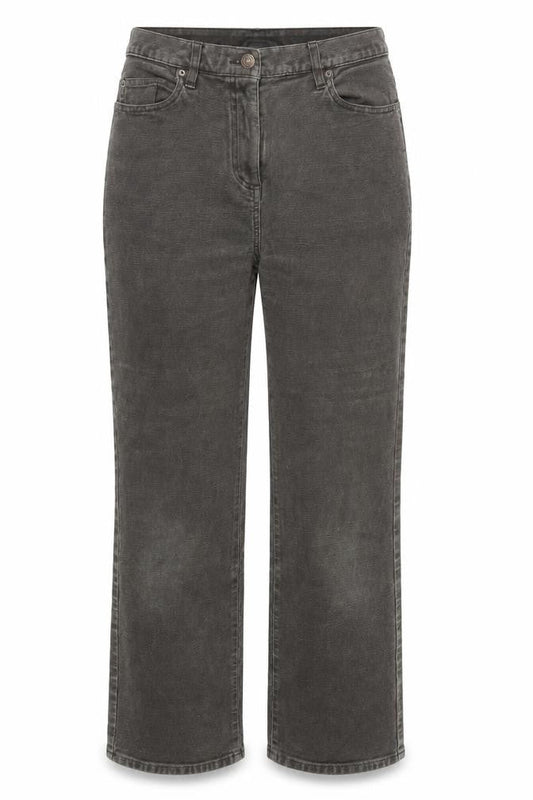 Womens UK Size 12 Boden Regular Fit Straight Grey Jeans
