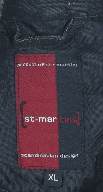 Mens UK Size XL st-martins Black Basic Jacket