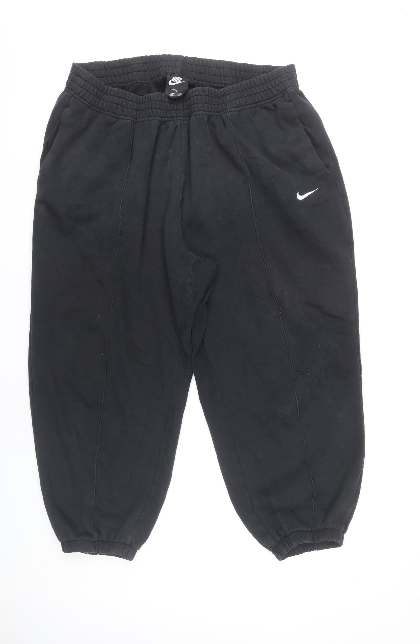 Nike Men’s Black 2XL Sweatpants Tapered Fleece Casual Trousers