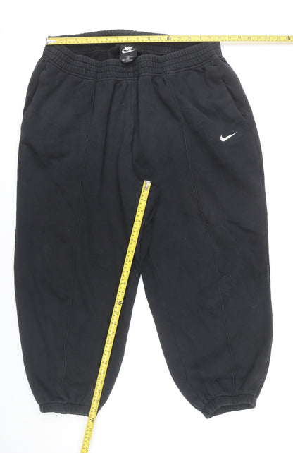 Nike Men’s Black 2XL Sweatpants Tapered Fleece Casual Trousers