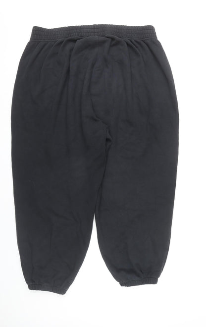 Nike Men’s Black 2XL Sweatpants Tapered Fleece Casual Trousers