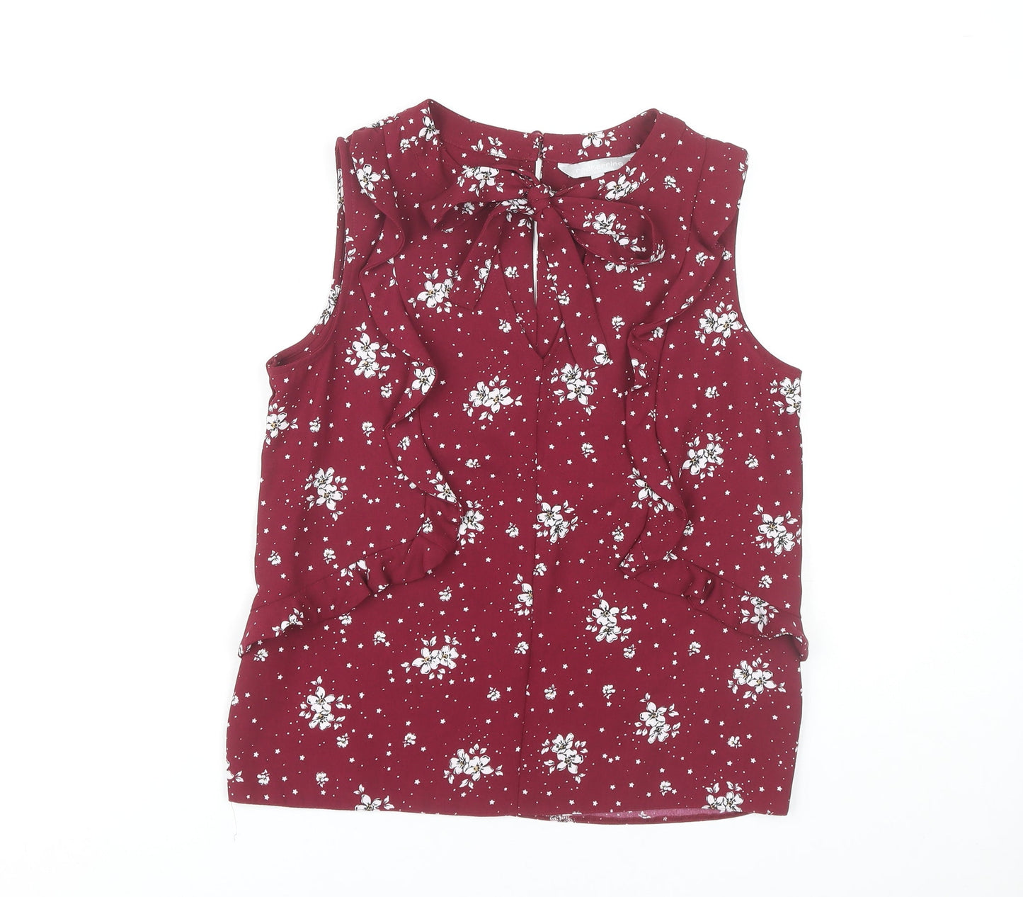 Womens UK Size 8 Red Herring Red Camisole Blouse