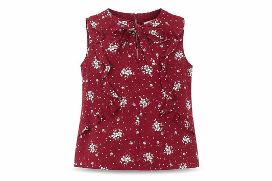 Womens UK Size 8 Red Herring Red Camisole Blouse