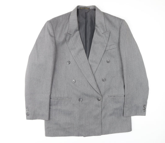 Mens UK Size 40 Flex Regular Grey Suit Jacket