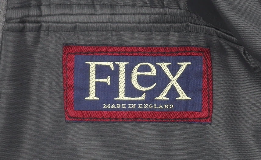 Mens UK Size 40 Flex Regular Grey Suit Jacket