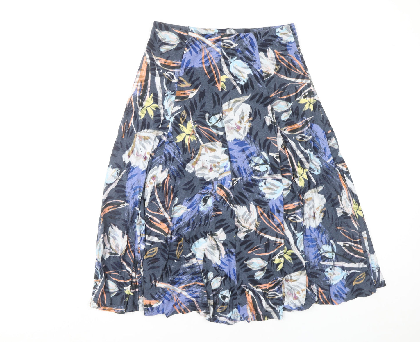 Marks and Spencer Women’s Multicoloured Floral A-Line Skirt Size 10