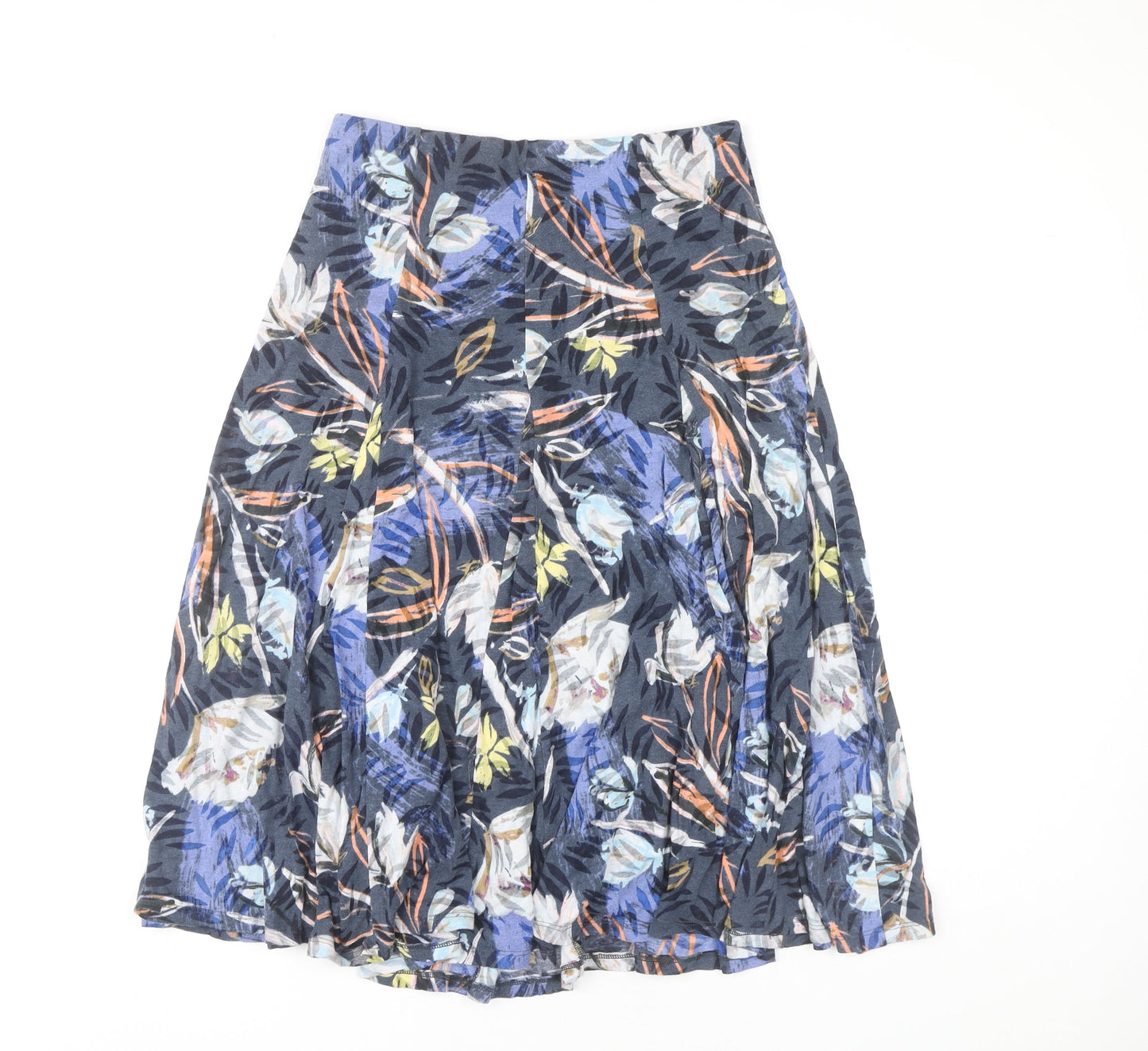 Marks and Spencer Women’s Multicoloured Floral A-Line Skirt Size 10