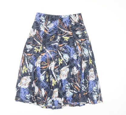 Marks and Spencer Women’s Multicoloured Floral A-Line Skirt Size 10
