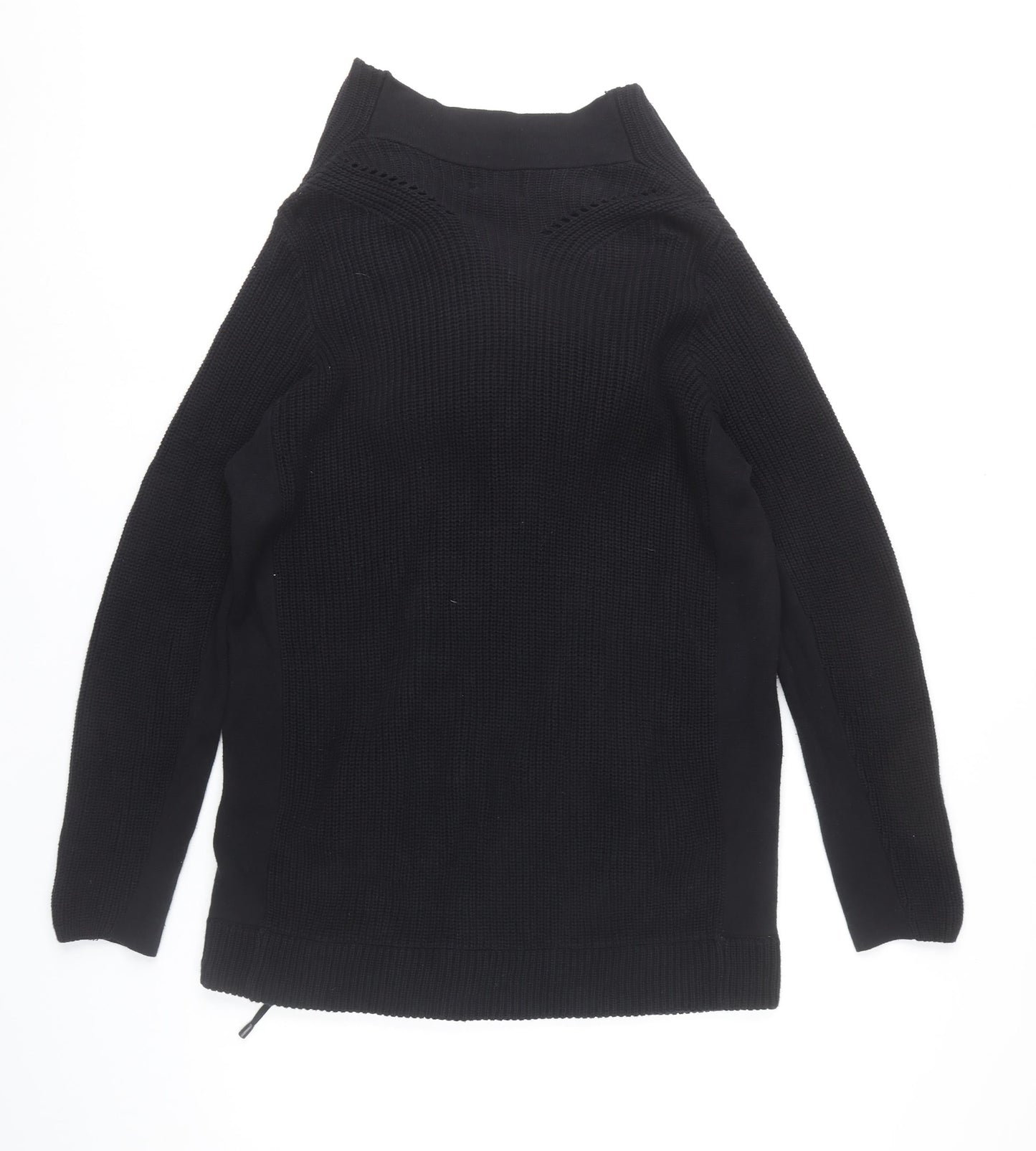 Womens UK Size 14 NEXT Black Full Zip Jumper