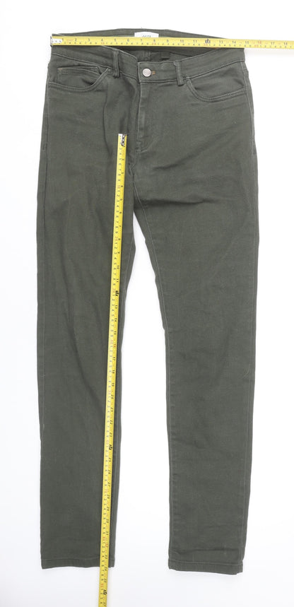 Jules Women’s Green Skinny Jeans Size 10 Slim Fit Stretch 5-Pocket