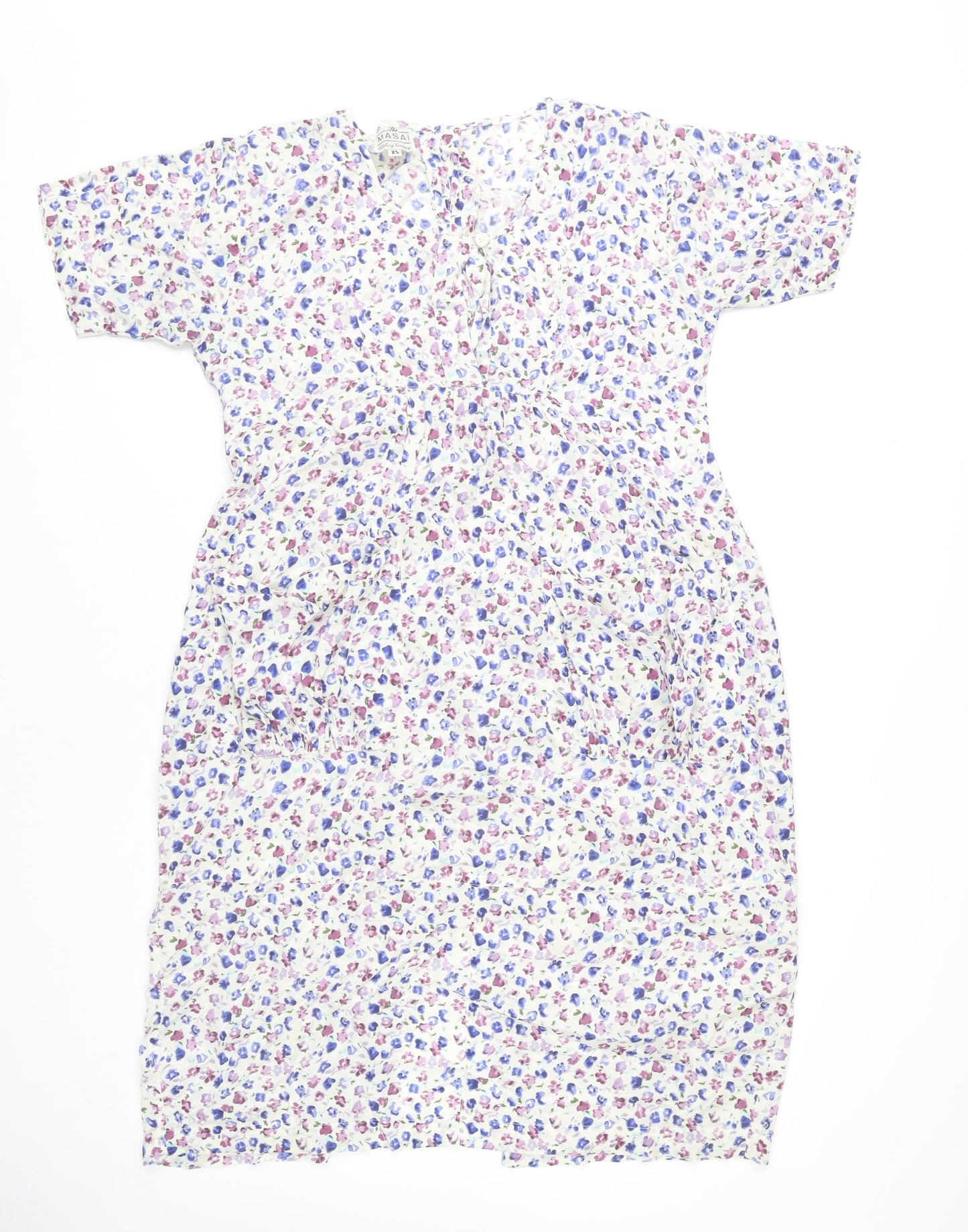 Masai Women’s Multicoloured Floral Knee Length Shift Dress XS