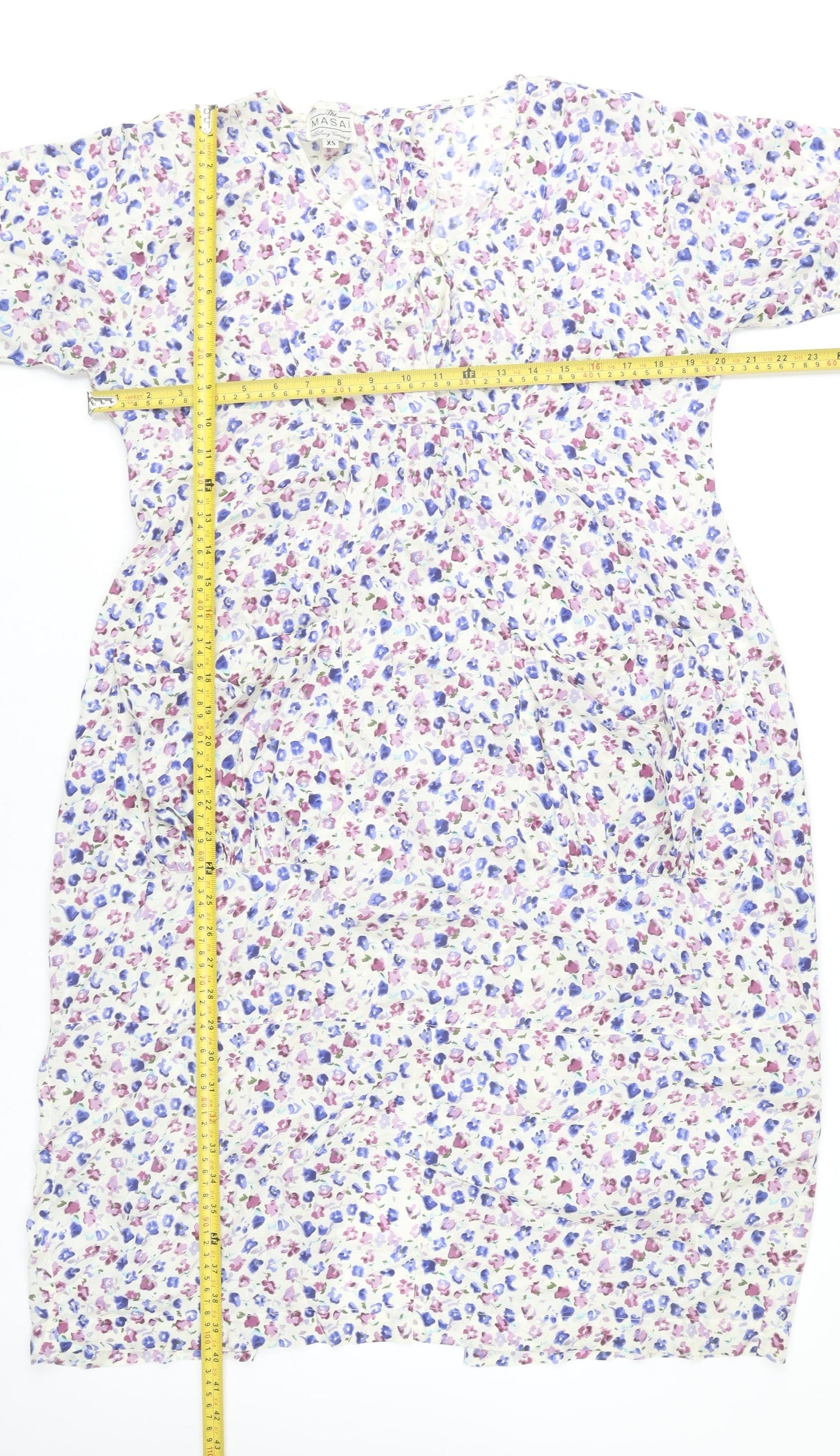 Masai Women’s Multicoloured Floral Knee Length Shift Dress XS