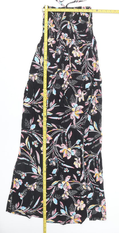 Marks and Spencer Women's Multicoloured Size 8 Strapless Midi Dress