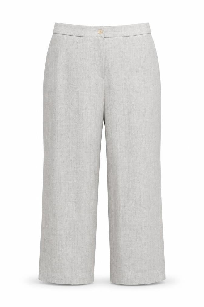 Womens UK Size 12 AMARANTO Regular Fit Dress Pants Grey Trousers
