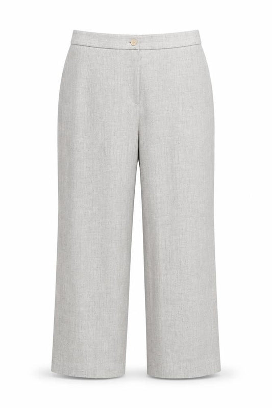 Womens UK Size 12 AMARANTO Regular Fit Dress Pants Grey Trousers