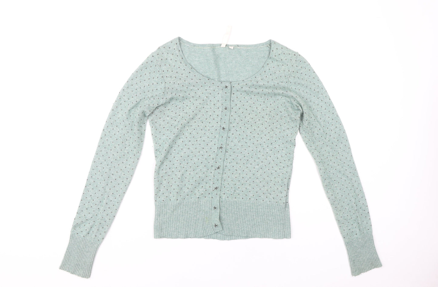 Womens UK Size 12 White Stuff Green Cardigan Jumper
